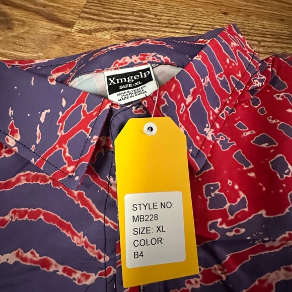 NWT Tanderin Men's Hawaiian Short Set XL - Picture 9 of 10